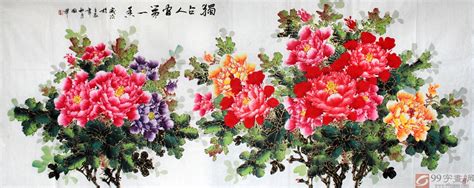 牡丹花画风水|牡丹花画几朵在风水上好